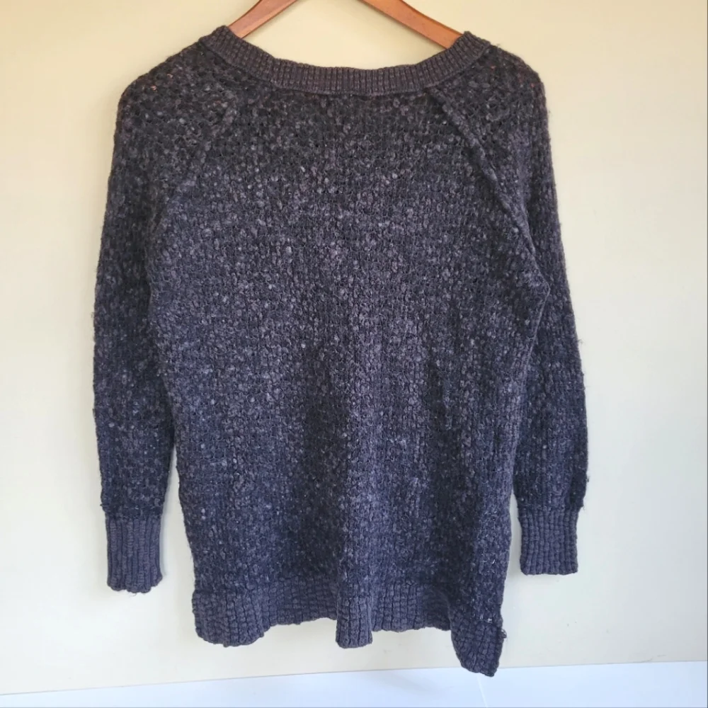 Free People Jeepster Boho Pullover Sweater Women's Gray XS
